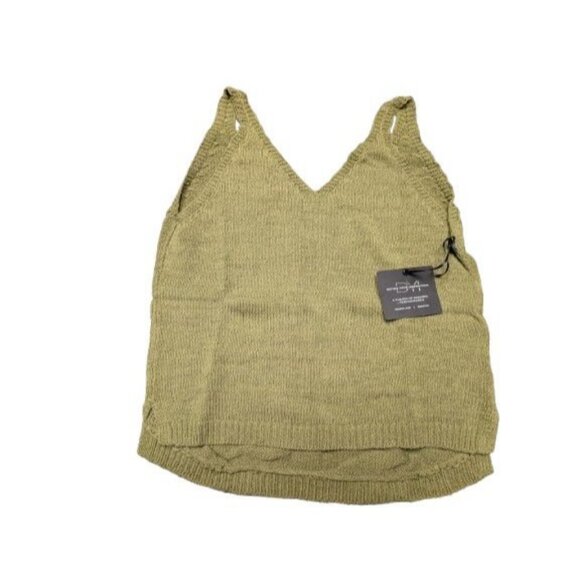 DYI Women's Sweater Tank Top Lichen Green Size Medium - Picture 3 of 8